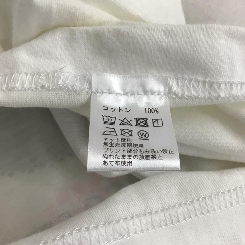 サプール SAPEur Tシャツ 半袖 半袖カットソー プリントTシャツ クルーネックカットソー プリント 白 / ホワイト /  メンズ USED 古着 中古 10148382