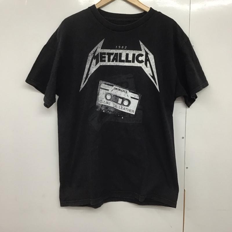 古着 USED Tシャツ 半袖 半袖カットソー プリントTシャツ クルーネックカットソー L プリント 黒 / ブラック /  メンズ USED 古着 中古 10143700