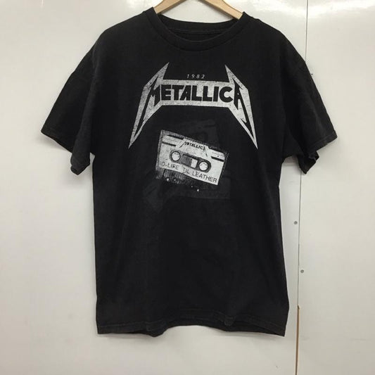 古着 USED Tシャツ 半袖 半袖カットソー プリントTシャツ クルーネックカットソー L プリント 黒 / ブラック /  メンズ USED 古着 中古 10143700