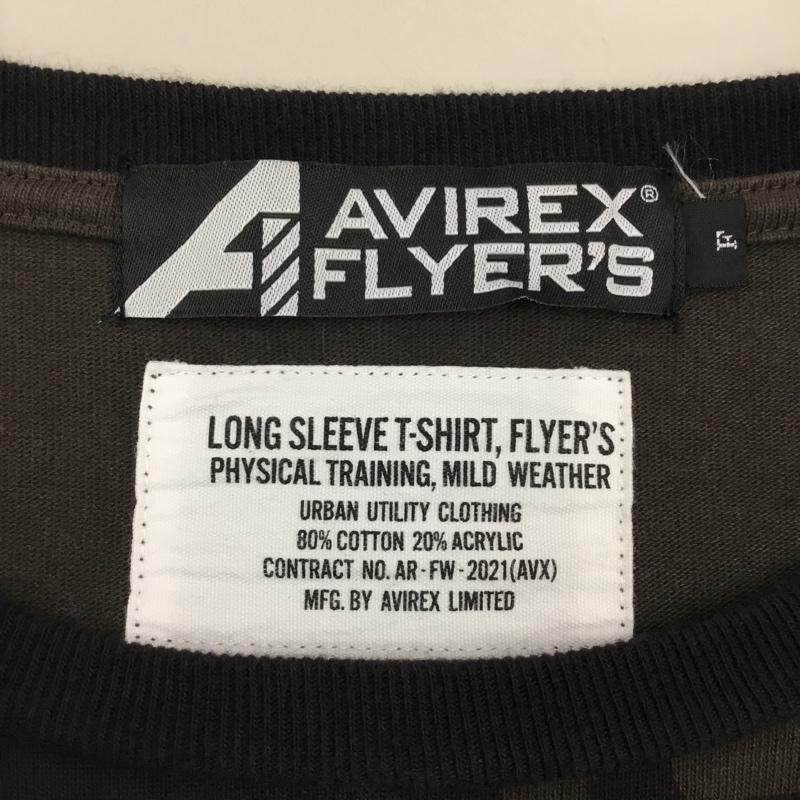 アヴィレックス AVIREX カットソー 長袖 長袖カットソー クルーネックカットソー ロングスリーブカットソー プリントTシャツ FREE 総柄 マルチカラー / マルチカラー /  メンズ USED 古着 中古 10112297