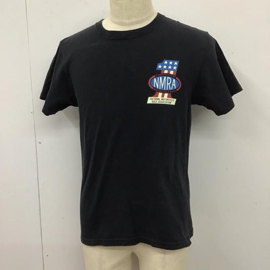 フェローズ Pherrow s Tシャツ 半袖 半袖カットソー プリントTシャツ クルーネックカットソー 38 プリント 紺 / ネイビー /  メンズ USED 古着 中古 10113150