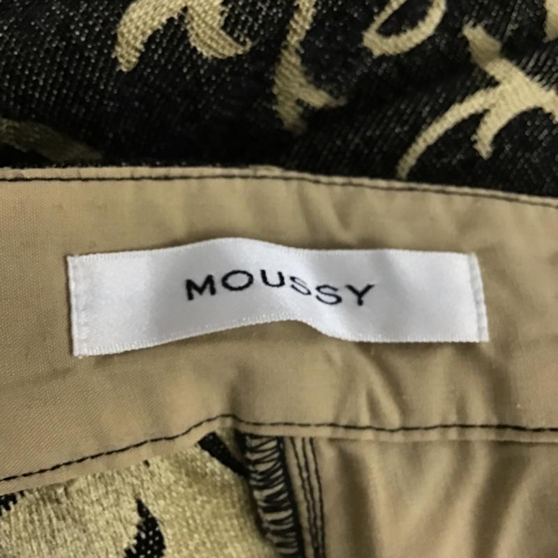 マウジー MOUSSY ボトムス ボトムス 010DAG30-6650 JACQUARDFLOWERPANTS フレアパンツ カジュアルパンツ 1 総柄 黒 / ブラック /  レディース USED 古着 中古 10105656