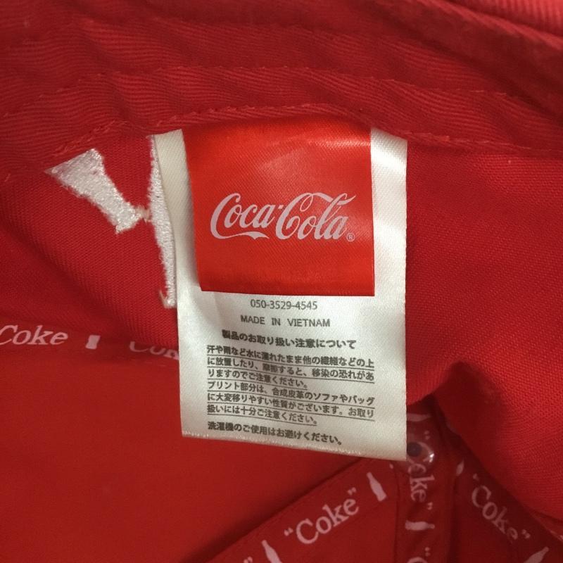 コカコーラ Coca Cola 帽子 キャップ ロゴ、文字 赤 / レッド /  メンズ USED 古着 中古 10149839