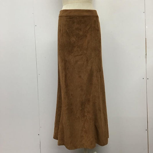アズールバイマウジー AZUL BY MOUSSY スカート ロングスカート M 無地 茶 / ブラウン /  レディース USED 古着 中古 10121400