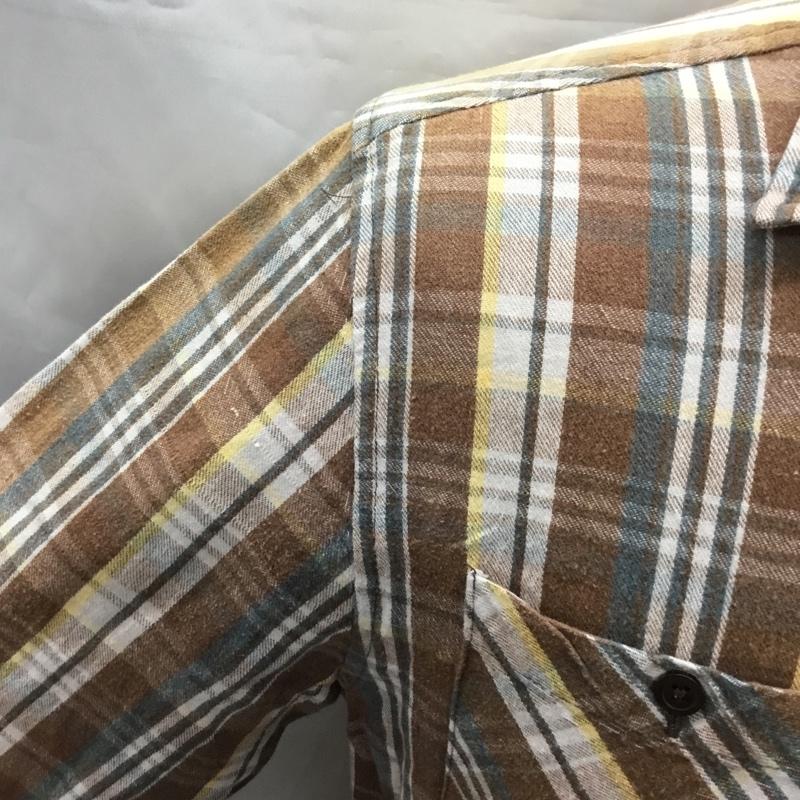 アンタイヒーロー ANTIHERO シャツ、ブラウス 長袖 長袖シャツ カラーシャツ ポケットシャツ 長袖カットソー チェックシャツ S チェック マルチカラー / マルチカラー /  メンズ USED 古着 中古 10114611