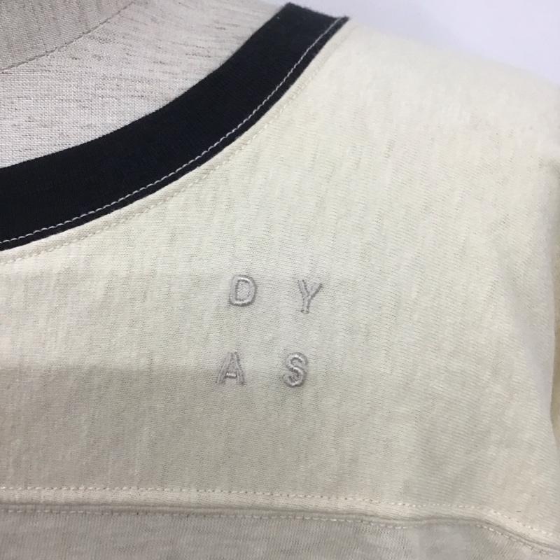 フィルザビル FILL THE BILL カットソー 七分袖 クルーネックカットソー プリントTシャツ 長袖カットソー 2 ロゴ、文字 アイボリー / アイボリー /  メンズ USED 古着 中古 10127340