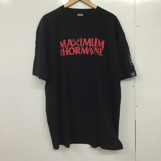 古着 USED Tシャツ 半袖 半袖カットソー プリントTシャツ クルーネックカットソー バンドTシャツ XXL ロゴ、文字 黒 / ブラック /  メンズ USED 古着 中古 10145721