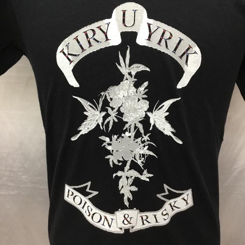 キリュウキリュウ kiryuyrik Tシャツ 半袖 半袖カットソー プリントTシャツ クルーネックカットソー S プリント 黒 / ブラック /  メンズ USED 古着 中古 10120710