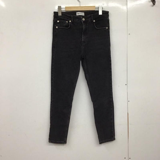 ザラ ZARA パンツ デニム、ジーンズ 38 無地 黒 / ブラック /  レディース USED 古着 中古 10150438