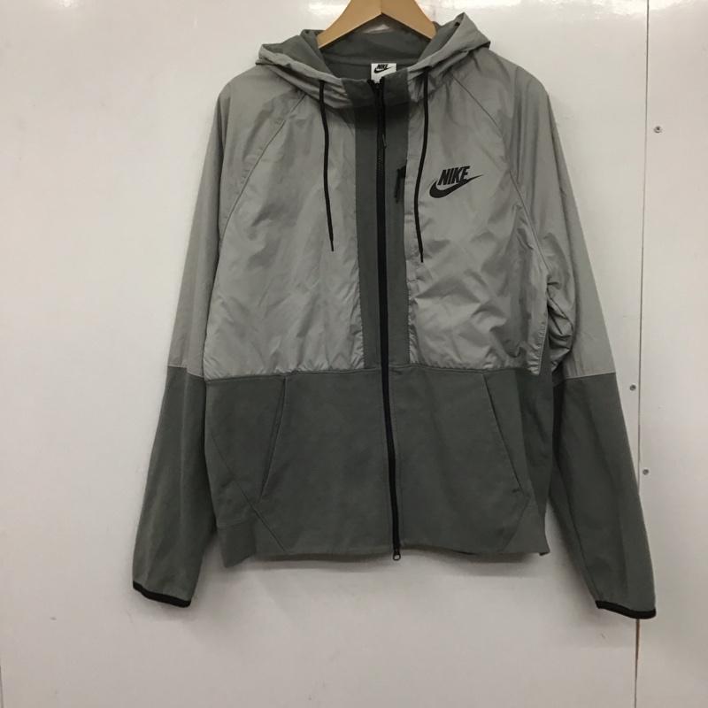 ナイキ NIKE ジャケット、上着 ジャケット、ブレザー DD4897-077 NSW TE ウィンター フリース フルジップ XL ロゴ、文字 灰 / グレー /  メンズ USED 古着 中古 10139487