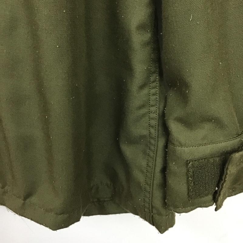 ミリタリー ミリタリー ジャケット、上着 ジャケット、ブレザー ミリタリージャケット ジップアップジャケット アメリカ製 ヘリクルーシャツ S ロゴ、文字 カーキ / カーキ /  メンズ USED 古着 中古 10132426