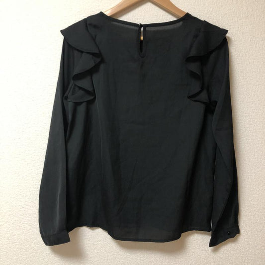 リシェグラマー Riche glamour カットソー 長袖 M 無地 黒 / ブラック /  レディース USED 古着 中古 10008128