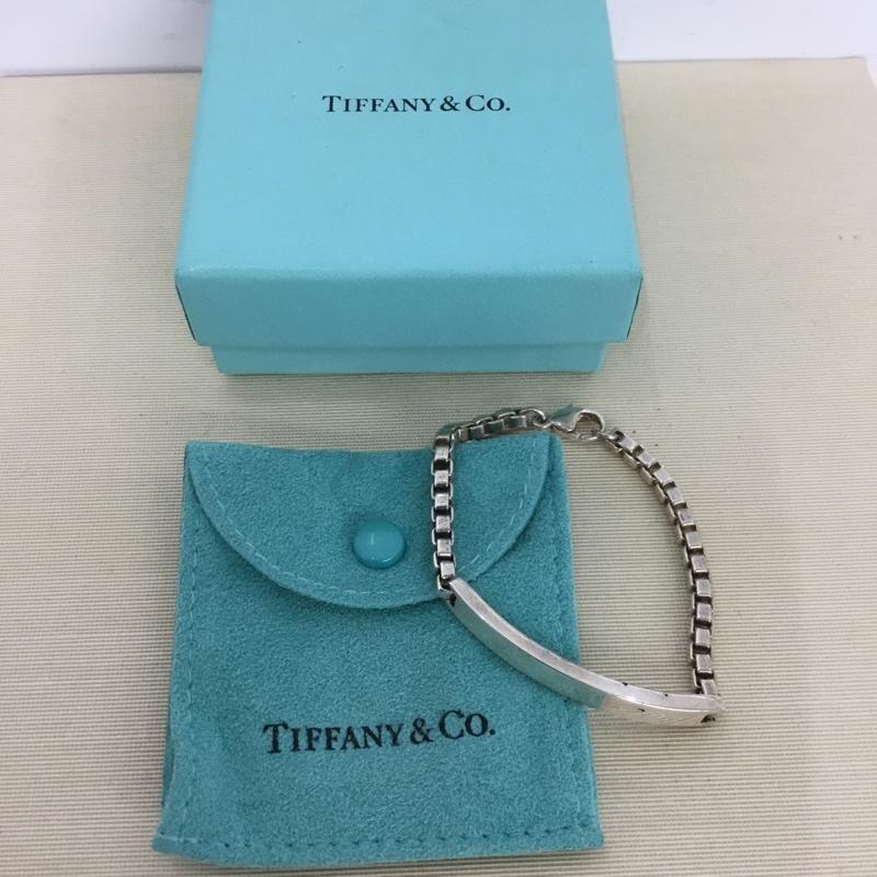 ティファニー TIFFANY&Co. アクセサリー ブレスレット、バングル ベネチアンリンクIDブレスレット 2004 箱有 無地 銀 / シルバー /  レディース USED 古着 中古 10147437