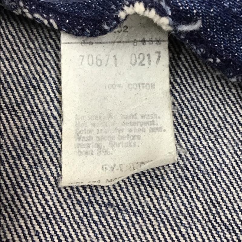 リーバイス Levi s ジャケット、上着 ジャケット、ブレザー 70671 デニムブッシュジャケット 70年代 USA製 XL 無地 インディゴ / インディゴ /  メンズ USED 古着 中古 10121183