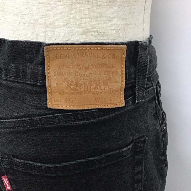 リーバイストラウスアンドコー Levi Strauss & co. パンツ デニム、ジーンズ デニムパンツ スリムパンツ ジーンズ カジュアルパンツ ストレートパンツ 32インチ 無地 黒 / ブラック /  メンズ USED 古着 中古 10110205