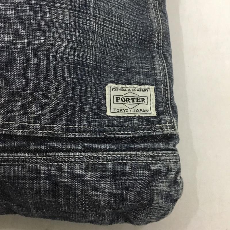 ポーター PORTER トートバッグ トートバッグ OUNCE デニム ロゴ、文字 インディゴ / インディゴ /  メンズ USED 古着 中古 10144953