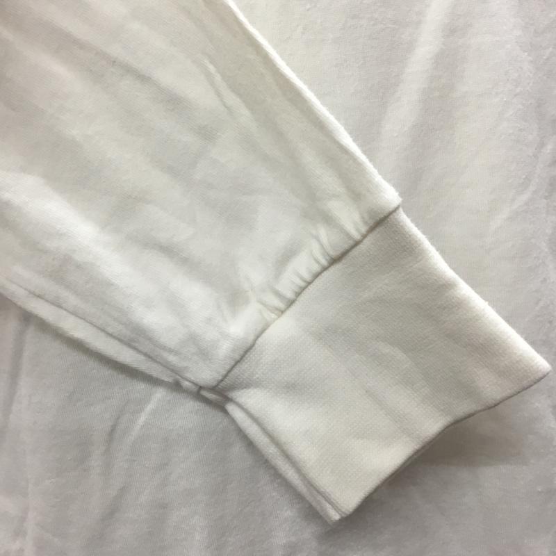 ステューシー STUSSY カットソー 長袖 長袖カットソー クルーネックカットソー ロングスリーブカットソー プリントTシャツ S ロゴ、文字 白 / ホワイト /  メンズ USED 古着 中古 10116588