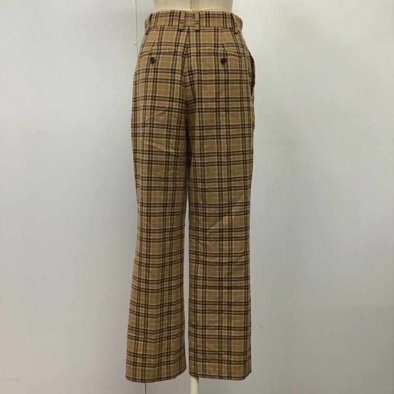 アーバンリサーチ URBAN RESEARCH ボトムス ボトムス UR17-24C001 TRウールチェックストレートパンツ 36 チェック ベージュ / ベージュ / X 茶 / ブラウン / X 黄 / イエロー /  レディース USED 古着 中古 10118807