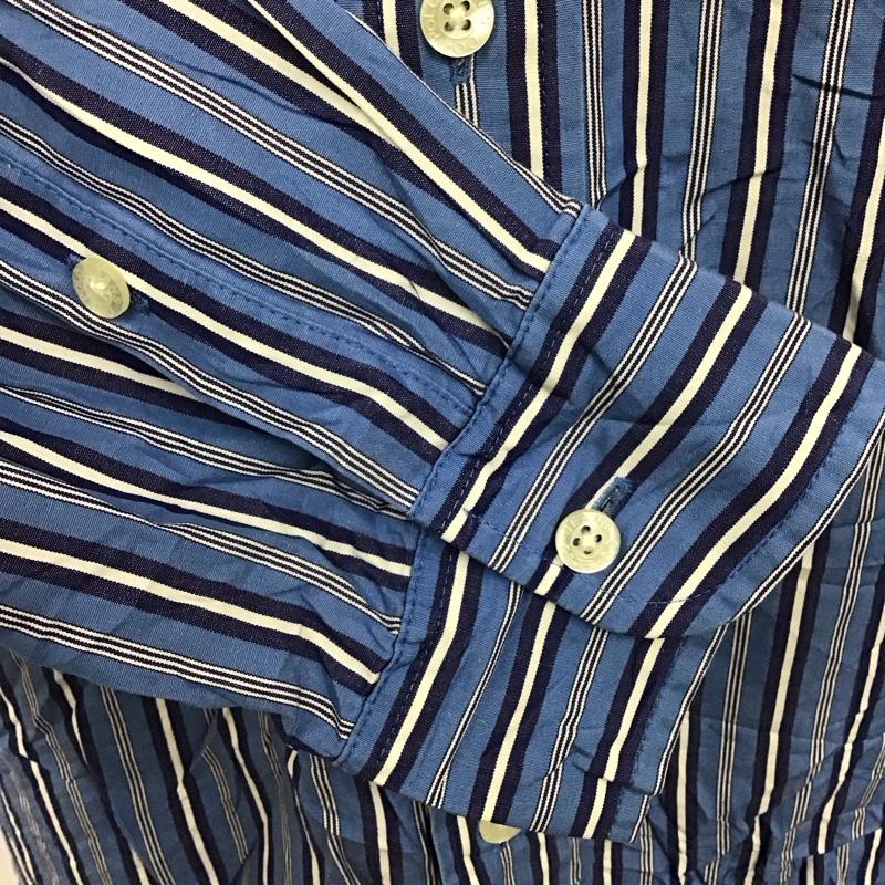 ラルフローレン RALPHLAUREN シャツ、ブラウス 長袖 長袖シャツ カラーシャツ ポケットシャツ 長袖カットソー ストライプシャツ L ストライプ マルチカラー / マルチカラー /  メンズ USED 古着 中古 10118276