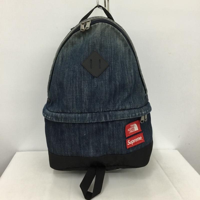 シュプリーム Supreme リュックサック、デイパック リュックサック、デイバッグ THE NORTH FACE 15SS Denim Day Pack ロゴ、文字 青 / ブルー /  メンズ USED 古着 中古 10147732