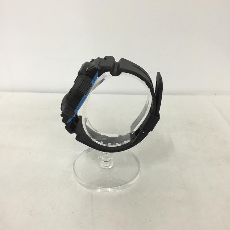 カシオ CASIO 腕時計 デジタル STL-S100H タフソーラー ソーラー充電 ロゴ、文字 黒 / ブラック / X 青 / ブルー /  メンズ USED 古着 中古 10137406