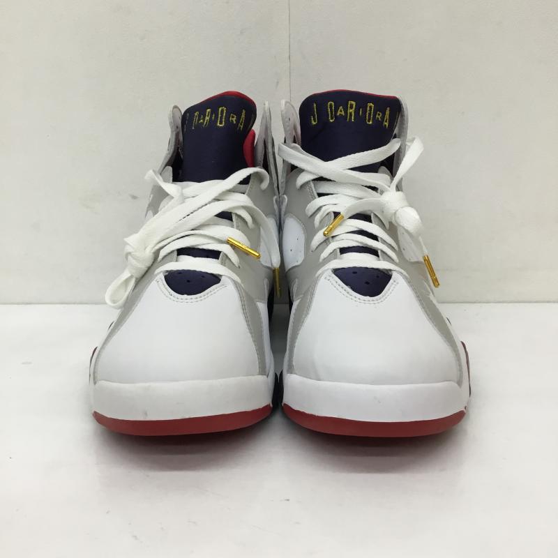 ナイキ NIKE スニーカー スニーカー 304775-171 AIR JORDAN 7 RETRO OLYMPIC 28.5cm ロゴ、文字 白 / ホワイト /  メンズ USED 古着 中古 10133946