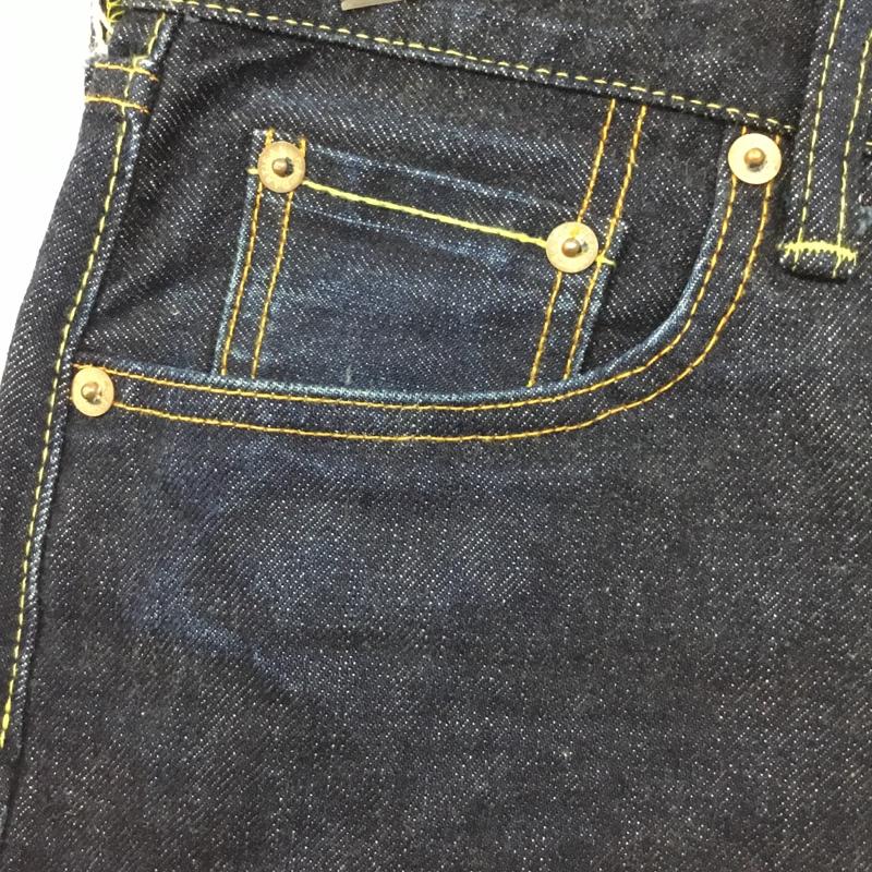 スタディオダルチザン STUDIOD ARTISAN&SA パンツ デニム、ジーンズ デニムパンツ ストレートパンツ ワイドパンツ カジュアルパンツ 30インチ ロゴ、文字 インディゴ / インディゴ /  メンズ USED 古着 中古 10109492