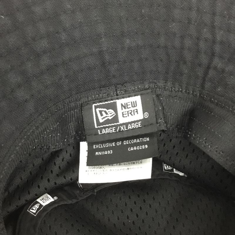 ニューエラ NEW ERA 帽子 ハット アドベンチャーハット ロゴ、文字 黒 / ブラック /  メンズ USED 古着 中古 10138041