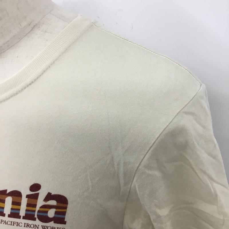 パタゴニア patagonia Tシャツ 半袖 半袖カットソー プリントTシャツ クルーネックカットソー S ロゴ、文字 ベージュ / ベージュ /  メンズ USED 古着 中古 10120846