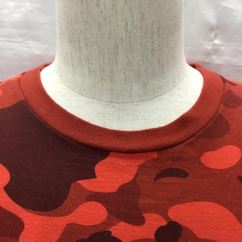アベイシングエイプ A BATHING APE Tシャツ 長袖 001LTI301007M BUSY SHARK ロンT カモ柄 迷彩 L ワンポイント マルチカラー / マルチカラー /  メンズ USED 古着 中古 10121248
