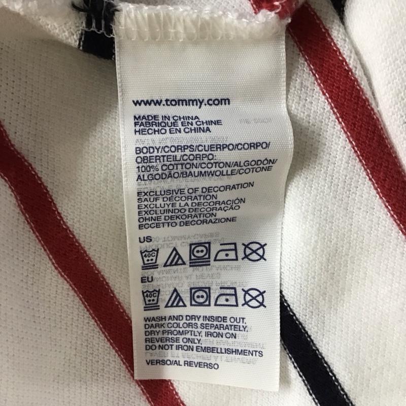 トミーヒルフィガー TOMMY HILFIGER ポロシャツ 半袖 半袖ポロシャツ カラーシャツ 半袖カットソー M ロゴ、文字 マルチカラー / マルチカラー /  メンズ USED 古着 中古 10118277