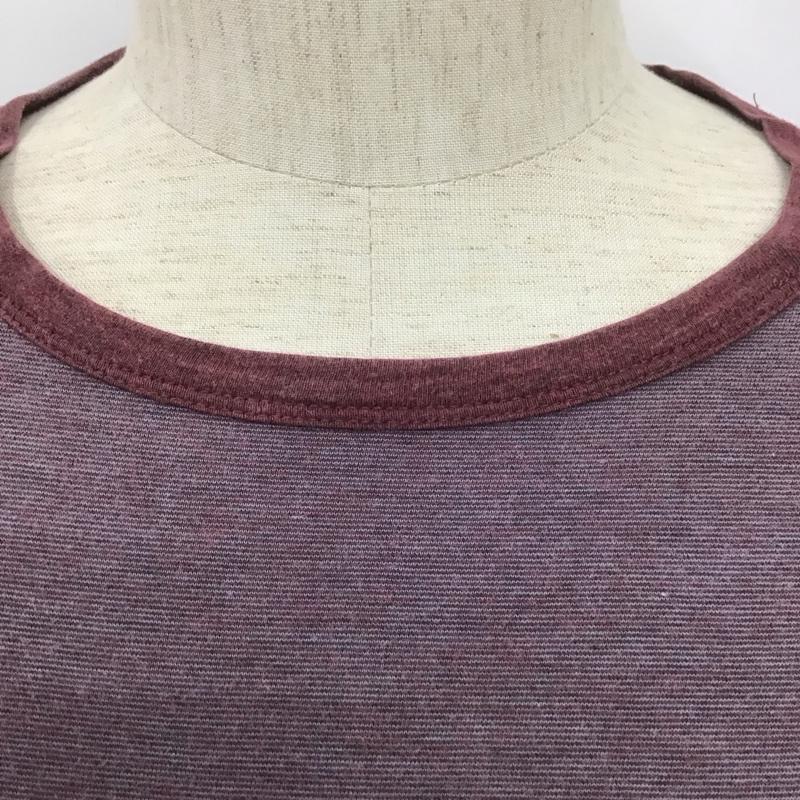 ポールスミスジーンズ Paul Smith JEANS Tシャツ 半袖 PJ-DW-54004 胸ポケット クルーネック M 無地 えんじ / ワインレッド /  メンズ USED 古着 中古 10106954