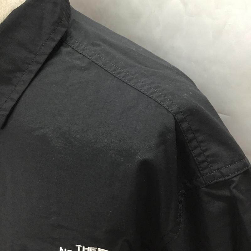 ザノースフェイス THE NORTH FACE シャツ、ブラウス 半袖 nr22331 半袖シャツ カラーシャツ カジュアルシャツ L ロゴ、文字 黒 / ブラック /  メンズ USED 古着 中古 10108991
