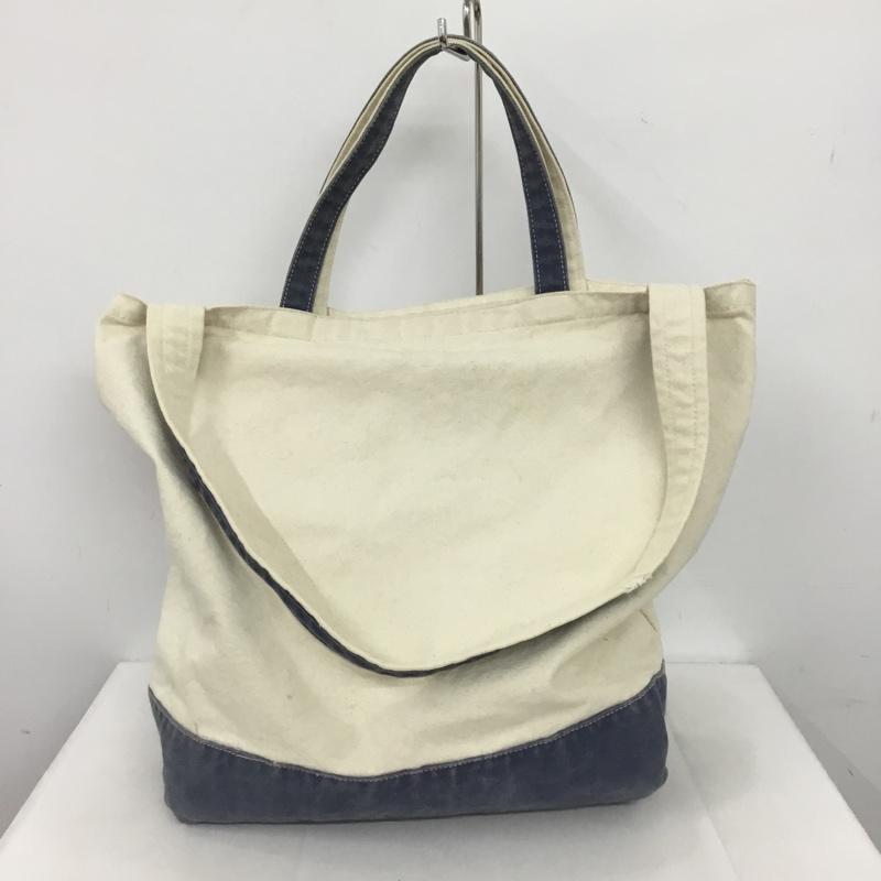アンダーカバー UNDERCOVER トートバッグ トートバッグ We are happy family ショルダー 2WAY プリント 紺 / ネイビー / X アイボリー / アイボリー /  メンズ USED 古着 中古 10148887