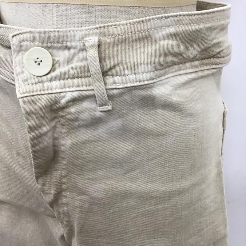 ザラ ZARA ボトムス ボトムス ワイドパンツ カットオフ 無地 ベージュ / ベージュ /  レディース USED 古着 中古 10109430