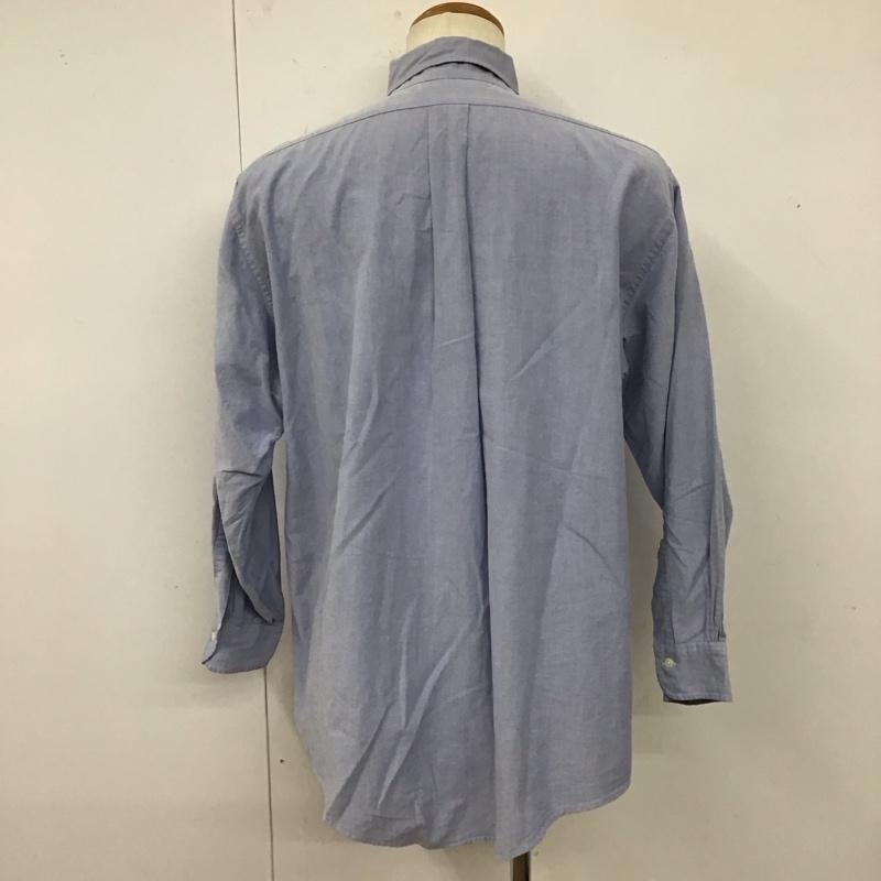 ブルックスブラザーズ BROOKS BROTHERS シャツ、ブラウス 長袖 長袖シャツ カラーシャツ ポケットシャツ 長袖カットソー 無地 水色 / ライトブルー /  メンズ USED 古着 中古 10118290