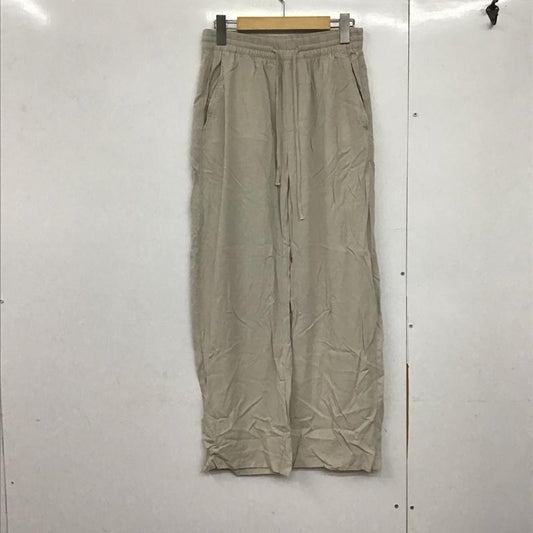 ザラ ZARA パンツ ワークパンツ、ペインターパンツ ワイドパンツ カジュアルパンツ ワークパンツ XS 無地 ベージュ / ベージュ /  レディース USED 古着 中古 10142659