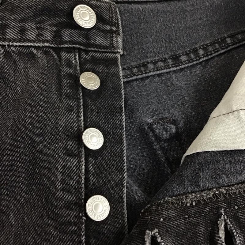 リーバイス Levi s パンツ デニム、ジーンズ 90s 501 33インチ 無地 黒 / ブラック /  メンズ USED 古着 中古 10121904