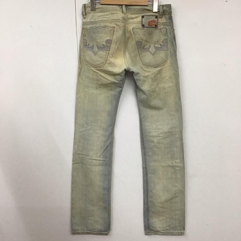 ディーゼル DIESEL パンツ デニム、ジーンズ 27インチ ダメージ加工 青 / ブルー /  メンズ USED 古着 中古 10121323