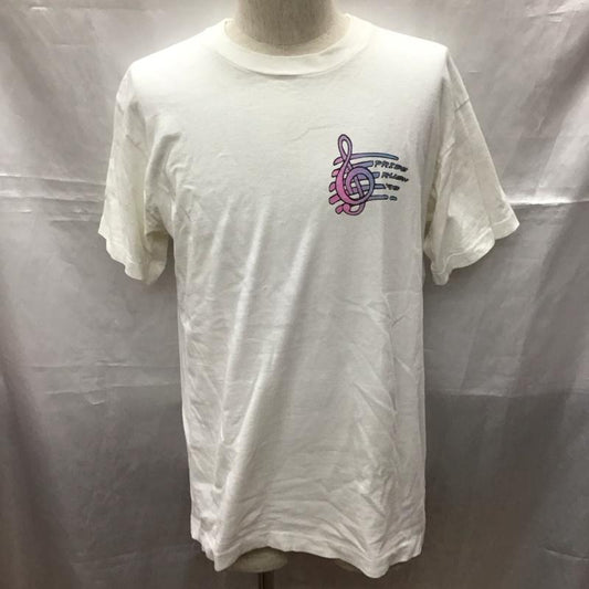 フルーツオブザルーム FRUIT OF THE LOOM Tシャツ 半袖 半袖カットソー プリントTシャツ クルーネックカットソーカットソー 90s 古着 L プリント 白 / ホワイト /  メンズ USED 古着 中古 10113590
