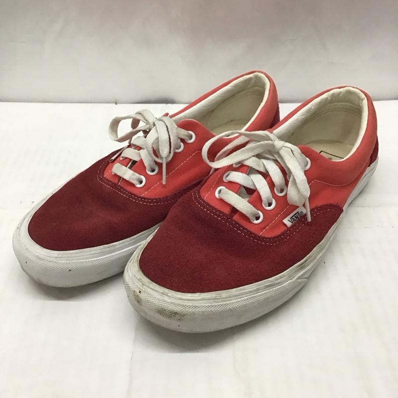 バンズ VANS スニーカー スニーカー 721454 ローカット 27.5cm 27.5cm ロゴ、文字 赤 / レッド / X 白 / ホワイト /  メンズ USED 古着 中古 10116234