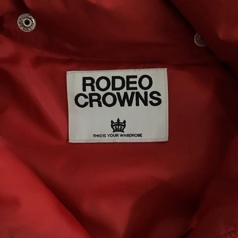 ロデオクラウンズ Rodeo Crowns ジャケット、上着 ダウンジャケット 4209AR30-1090 S 無地 赤 / レッド /  レディース USED 古着 中古 10142758