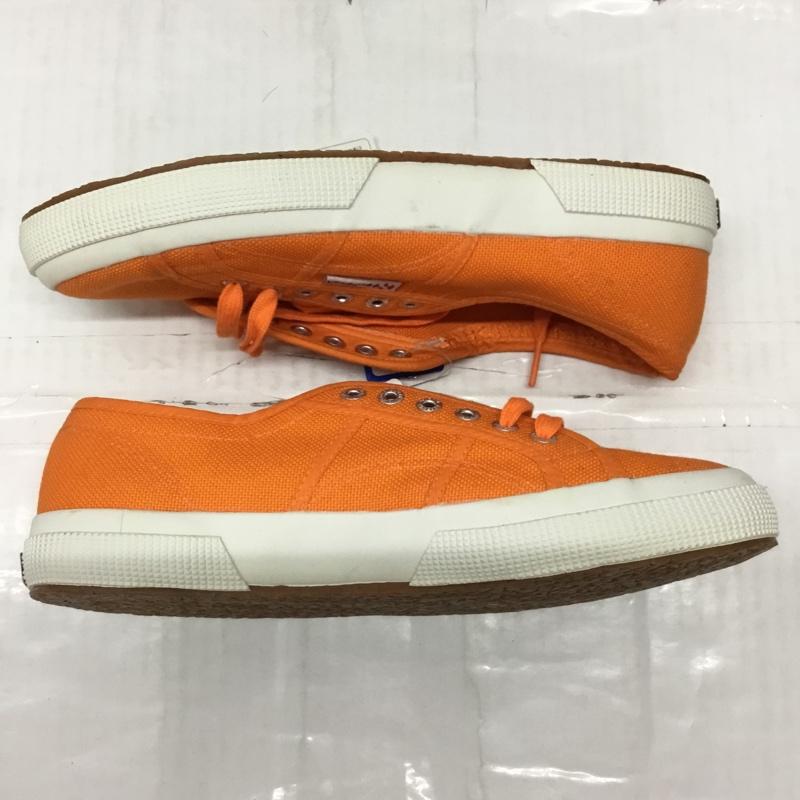 スペルガ SUPERGA スニーカー スニーカー タグ付き 42 キャンバス ロゴ、文字 橙 / オレンジ /  メンズ USED 古着 中古 10117601