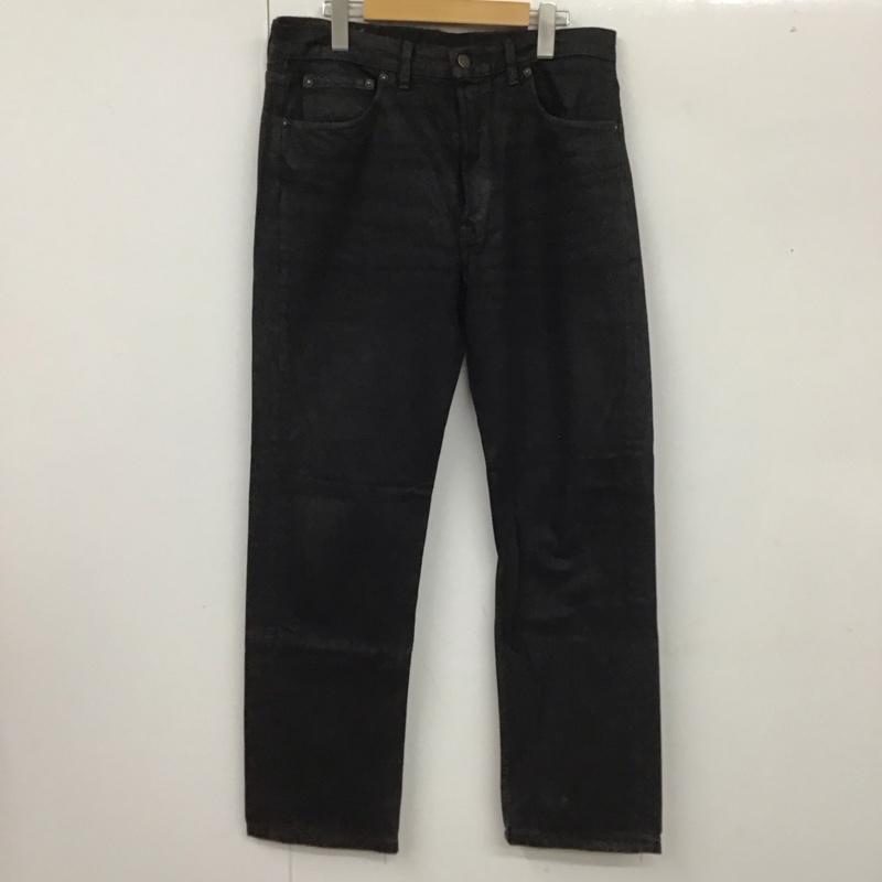 リーバイストラウスアンドコー Levi Strauss & co. パンツ デニム、ジーンズ デニムパンツ ストレートパンツ ワイドパンツ カジュアルパンツ 無地 黒 / ブラック /  メンズ USED 古着 中古 10112832