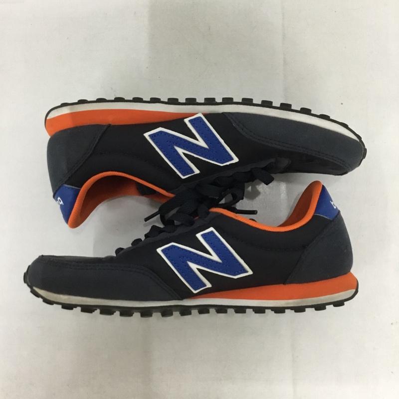 ニューバランス New Balance スニーカー スニーカー U410BBY 22.5cm 22.5cm ロゴ、文字 紺 / ネイビー / X 橙 / オレンジ /  レディース USED 古着 中古 10140474