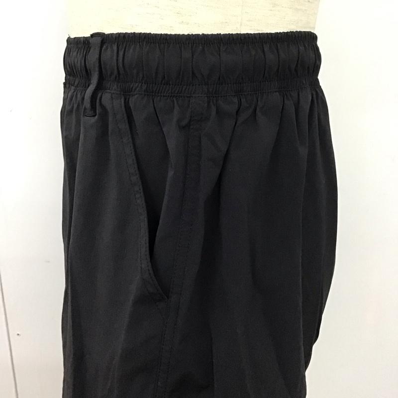 ニューエラ NEW ERA パンツ ショートパンツ L ロゴ、文字 黒 / ブラック /  メンズ USED 古着 中古 10108019