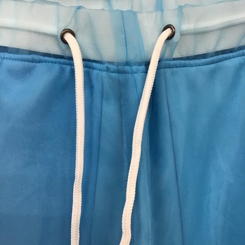 ガルフィー GALFY パンツ ワークパンツ、ペインターパンツ ワークパンツ ワイドパンツ カジュアルパンツ レースパンツ L 無地 水色 / ライトブルー /  レディース USED 古着 中古 10129799