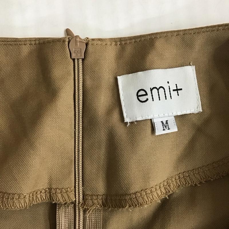 エミプラス emi+ ワンピース ミニスカート M 無地 ベージュ / ベージュ / X アイボリー / アイボリー /  レディース USED 古着 中古 10116508