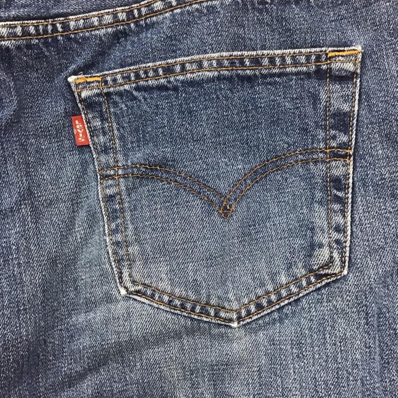リーバイストラウスアンドコー Levi Strauss & co. パンツ デニム、ジーンズ デニムパンツ ワイドパンツ カジュアルパンツ 35インチ 無地 インディゴ / インディゴ /  メンズ USED 古着 中古 10140628