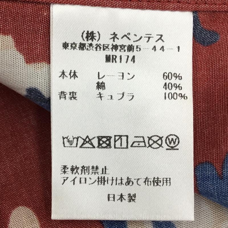ニードルス Needles シャツ、ブラウス 長袖 One-up Shirt 23SS MR174 S 花柄 赤 / レッド /  メンズ USED 古着 中古 10127270